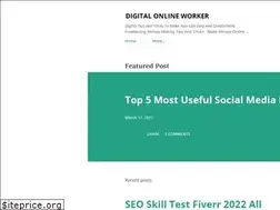 Sites similar to digitalonlineworker.blogspot.com