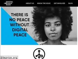 Sites similar to digitalpeacenow.org