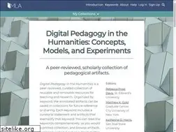 Sites similar to digitalpedagogy.hcommons.org