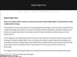 Sites similar to digitalrightsnow.ca