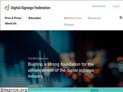 Sites similar to digitalsignagefederation.org