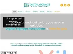 Sites similar to digitalsignageresolutions.com