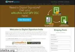 Sites similar to digitalsignatureindia.com
