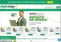 Sites similar to digitalsigncertificadora.com.br