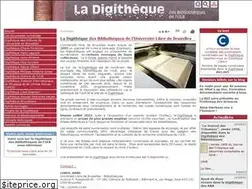 Sites similar to digitheque.ulb.ac.be