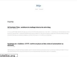 Sites similar to diije.fr