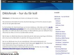 Sites similar to diklofenak.se