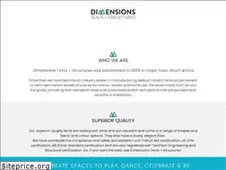 Sites similar to dimensionstents.com