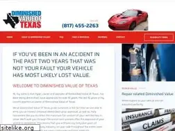 Sites similar to diminishedvalueoftexas.com