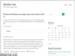 Sites similar to dimitar.me