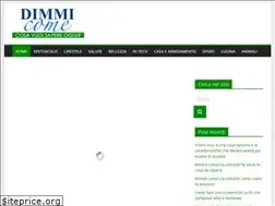 Sites similar to dimmi-come.it