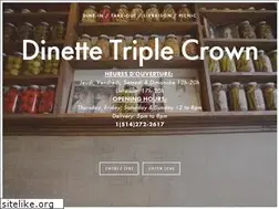 Sites similar to dinettetriplecrown.com