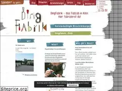 Sites similar to dingfabrik.de
