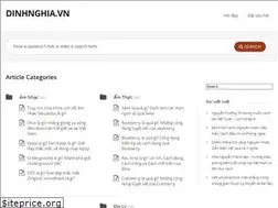 Sites similar to dinhnghia.vn