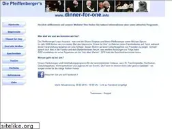 Sites similar to dinner-for-one.info