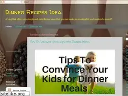 Sites similar to dinnerecipesideas.blogspot.com