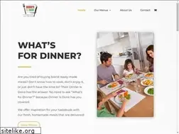 Sites similar to dinnerisdone.co.za