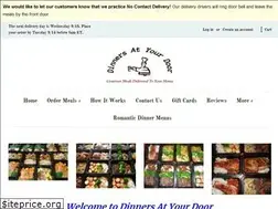Sites similar to dinnersatyourdoor.com