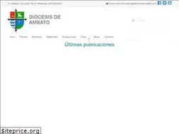 Sites similar to diocesisambato.org