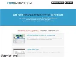 Sites similar to diosxpevo.foroactivo.com
