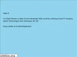 Sites similar to dipak.tech