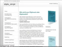 Sites similar to diplo-skript.de
