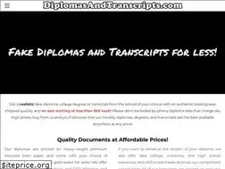 Sites similar to diplomasandtranscripts.com