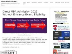 Sites similar to directadmissionmba.in
