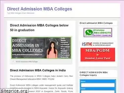 Sites similar to directadmissionmbacolleges.in