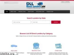 Sites similar to directlenderslist.com