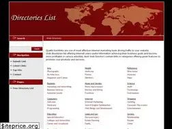 Sites similar to directorieslist.net
