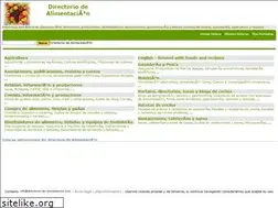 Sites similar to directorio-de-alimentacion.com