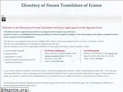 Sites similar to directory-sworn-translator.com