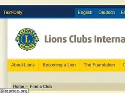 Sites similar to directory.lionsclubs.org