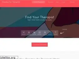 Sites similar to directoryfortherapists.com