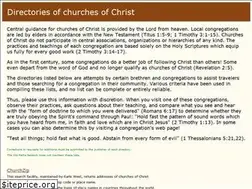 Sites similar to directoryofchurches.net
