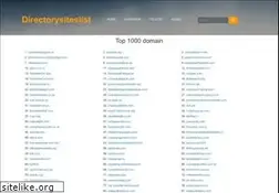 Sites similar to directorysiteslist.com