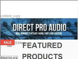 Sites similar to directproaudio.com