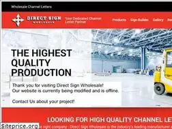 Sites similar to directsignwholesale.com