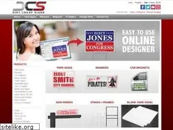 Sites similar to dirtcheapsigns.com