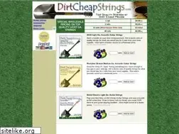 Sites similar to dirtcheapstrings.com