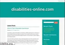Sites similar to disabilities-online.com