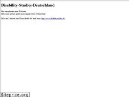 Sites similar to disability-studies-deutschland.de