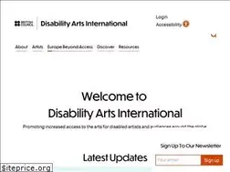 Sites similar to disabilityartsinternational.org