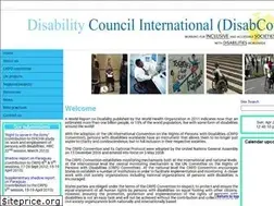 Sites similar to disabilitycouncilinternational.org