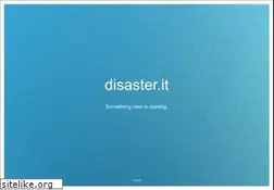 Sites similar to disaster.it