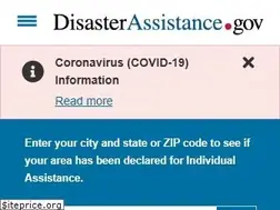 Sites similar to disasterassistance.gov