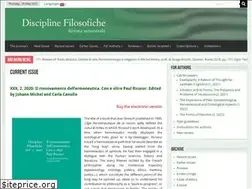Sites similar to disciplinefilosofiche.it