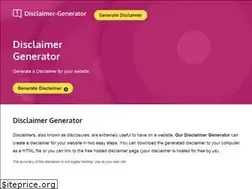 Sites similar to disclaimer-generator.com