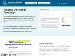 Sites similar to disclaimer-template.com